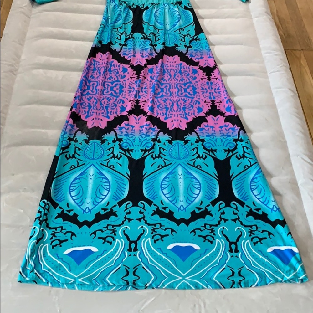 Colorful Maxi Dress - Picture 2 of 4